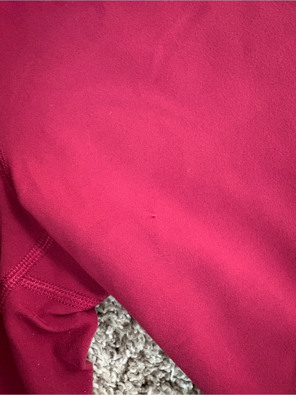Athleta Burgundy Women's Bike Shorts - Picture 2 of 3